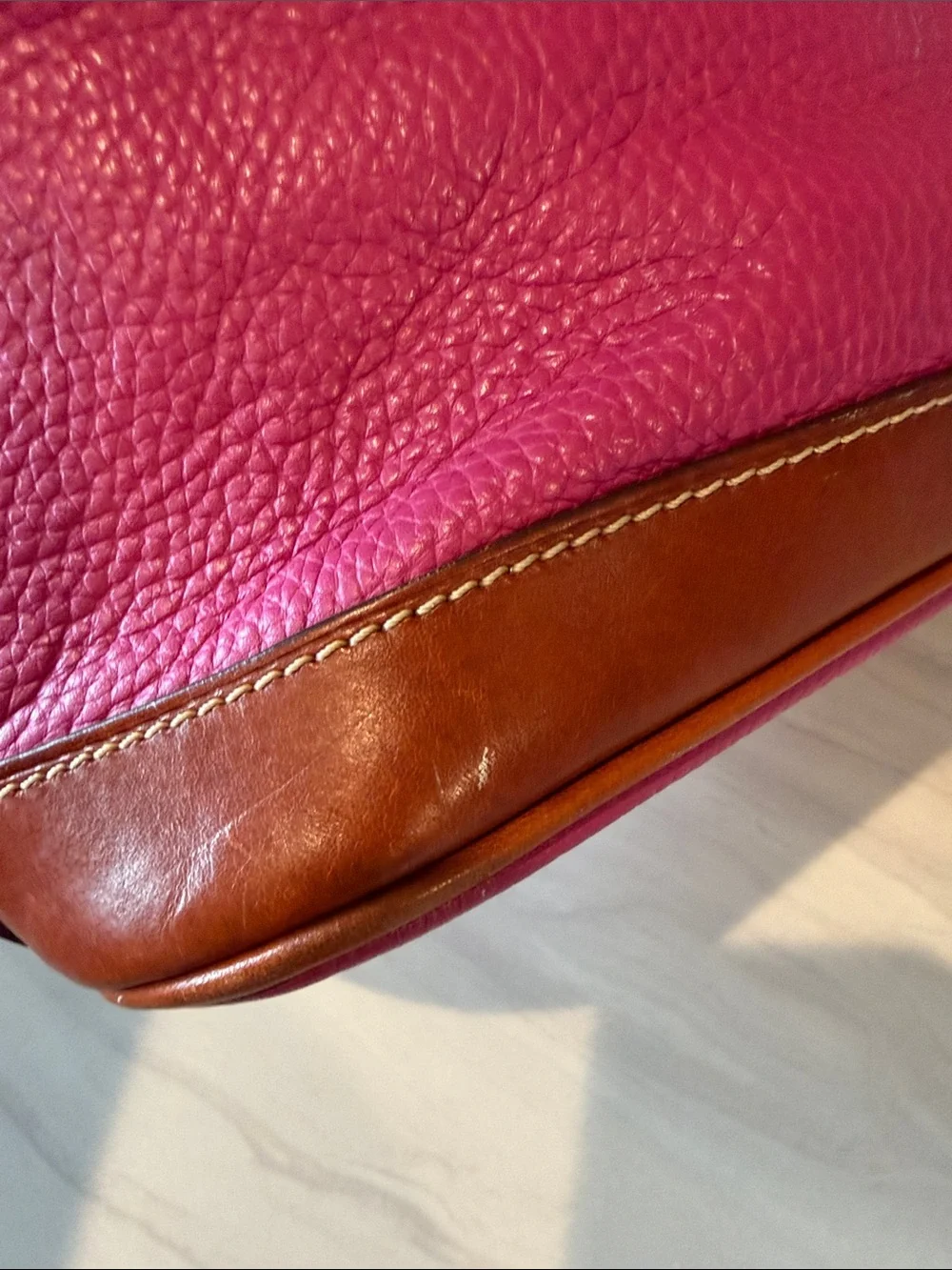 Dooney & Bourke Pebbled Leather Satchel